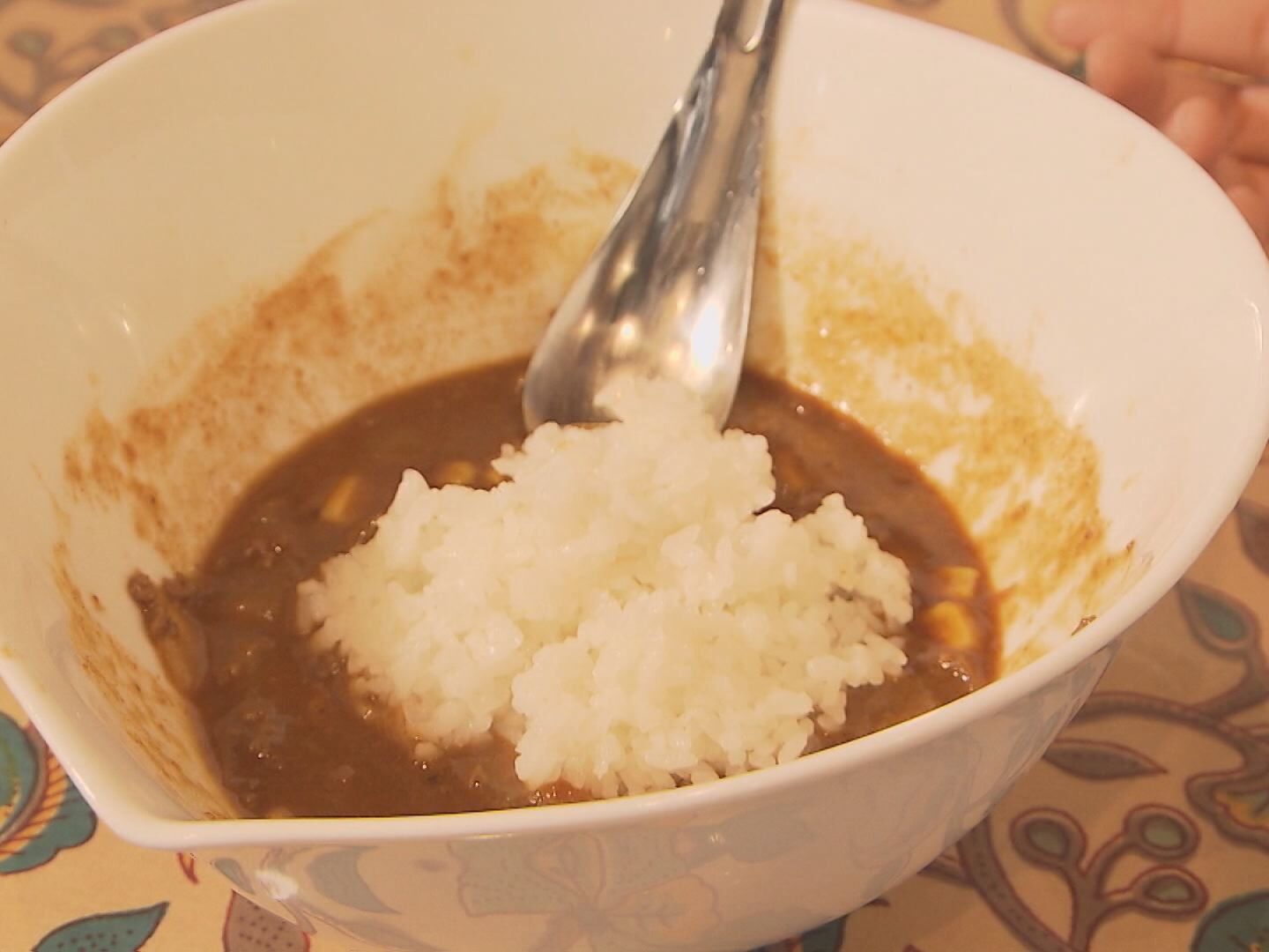 華麺_カレーラーメンの後はカレーライス